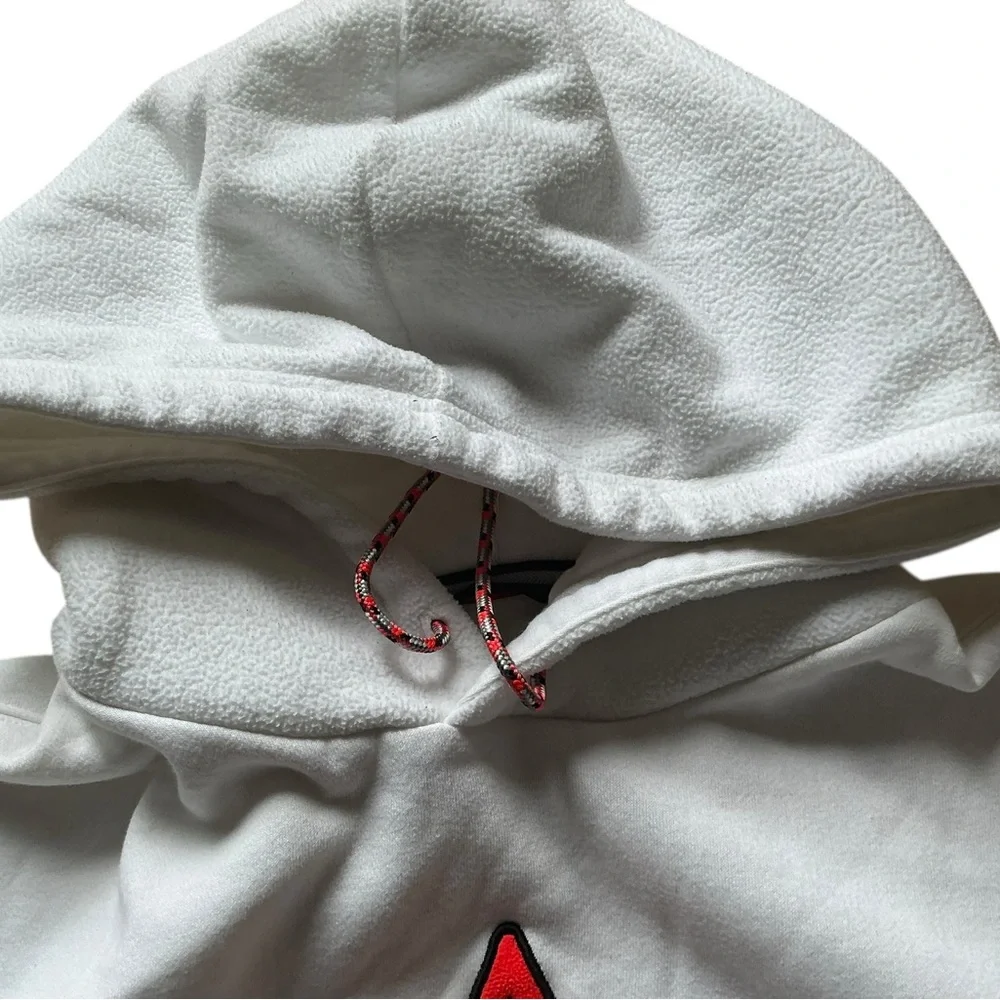 Nike Jordan size small white hoodie utility mountainside fleece sweatshirt